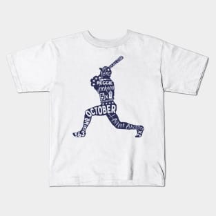 Reggie Jackson New York Y Letters Kids T-Shirt